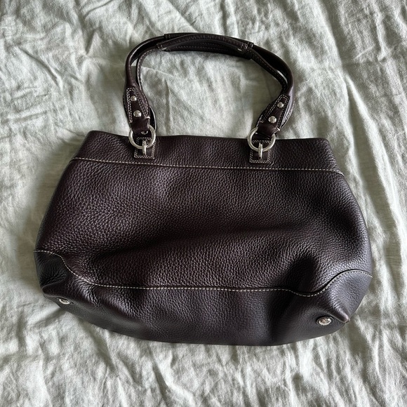 Coach Penelope pebbled brown handbag - Picture 2 of 6